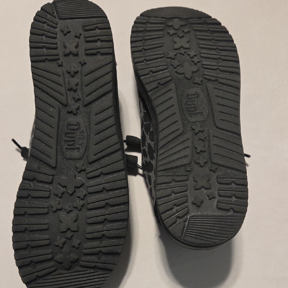 Hey Dude Womens Black Leopard Patterned Loafers - Picture 4 of 4